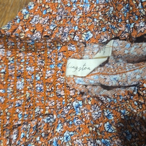 KINGSTON GREY FLORAL Casual Pants... #7702 - Picture 7 of 7